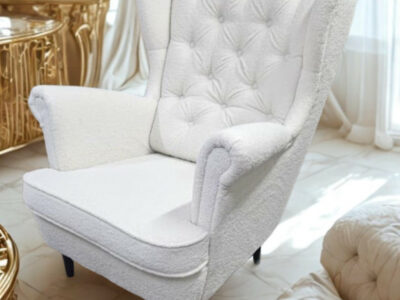 FOTEL USZAK LAMBI BOUCLE