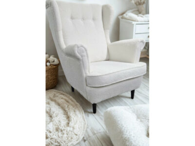 FOTEL USZAK LAMBI BOUCLE