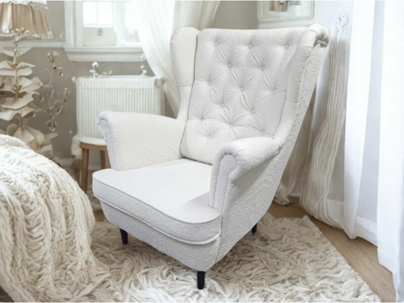 FOTEL USZAK LAMBI BOUCLE