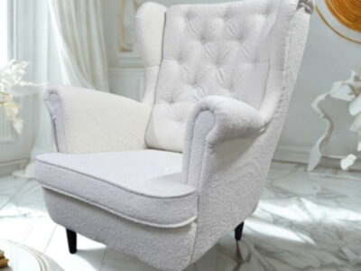 FOTEL USZAK LAMBI BOUCLE