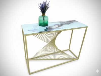 STOLIK / KONSOLA W STYLU PRIMAMET