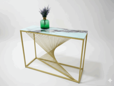 STOLIK / KONSOLA W STYLU PRIMAMET