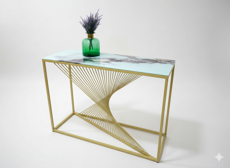 STOLIK / KONSOLA W STYLU PRIMAMET