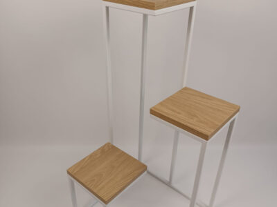 STOJAK NA KWIATY "LOFT LOFTLINE KASKADOWY PRO 3" BM BLACK METAL