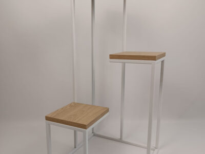 STOJAK NA KWIATY "LOFT LOFTLINE KASKADOWY PRO 3" BM BLACK METAL