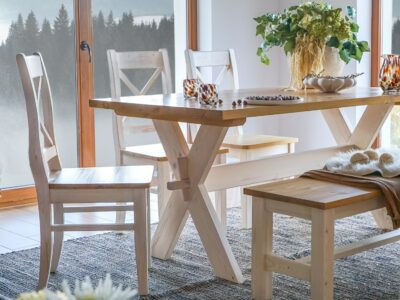 KRZESŁO DREWNIANE KRZYŻYK SIL 26 MEBLO-WOSK