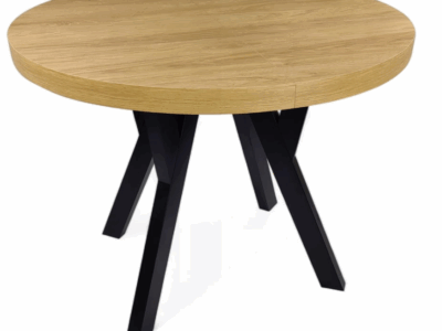 STÓŁ SOLIDNY OKRĄGŁY ROZKŁADANY POLSKIE-MEBLE.24