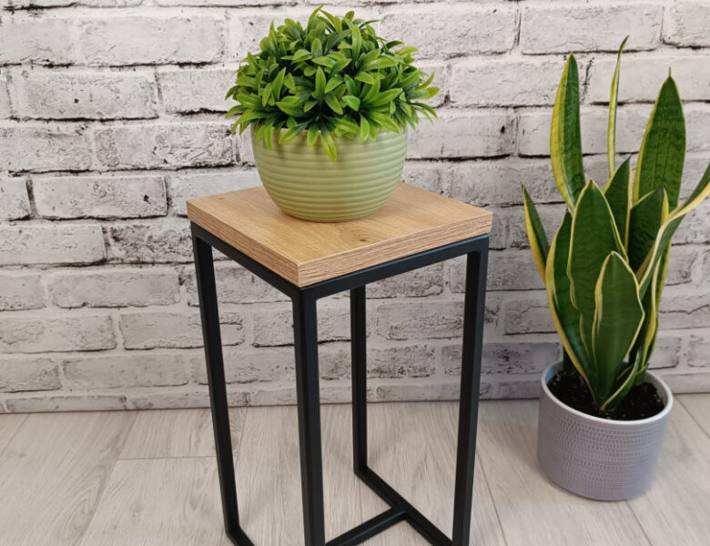 STOJAK NA KWIATY "LOFT LOFTLINE KASKADA 1" BM BLACK METAL