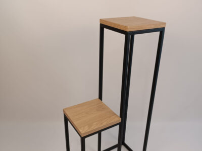 STOJAK NA KWIATY "LOFT LOFTLINE KASKADA 2" BM BLACK METAL