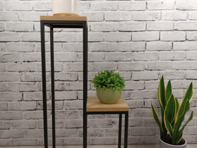 STOJAK NA KWIATY "LOFT LOFTLINE KASKADA 2" BM BLACK METAL