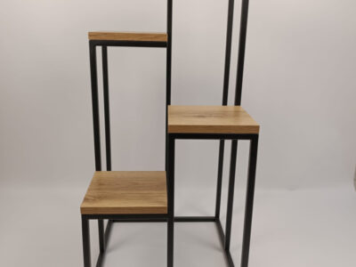 STOJAK NA KWIATY "LOFT LOFTLINE KASKADA 4" BM BLACK METAL