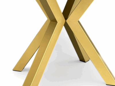 STÓŁ OKRĄGŁY ROZKŁADANY MARMUR BIAŁY  POLSKIE-MEBLE.24