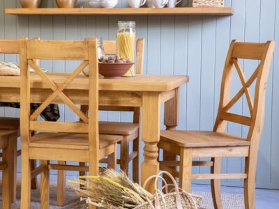 KRZESŁO DREWNIANE KRZYŻYK SIL 26 MEBLO-WOSK