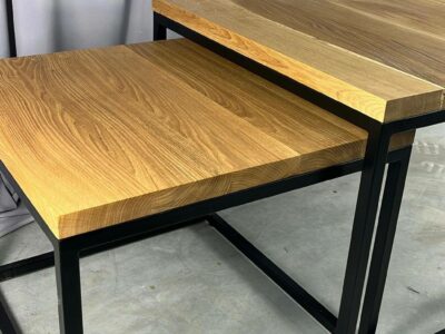 ZESTAW STOLIKÓW DREWNIANYCH - MEBLE BARTNIK