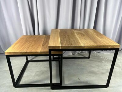 ZESTAW STOLIKÓW DREWNIANYCH - MEBLE BARTNIK