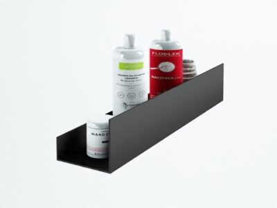 PÓŁKA SHOWER CZARNA - BRAUN MEBEL