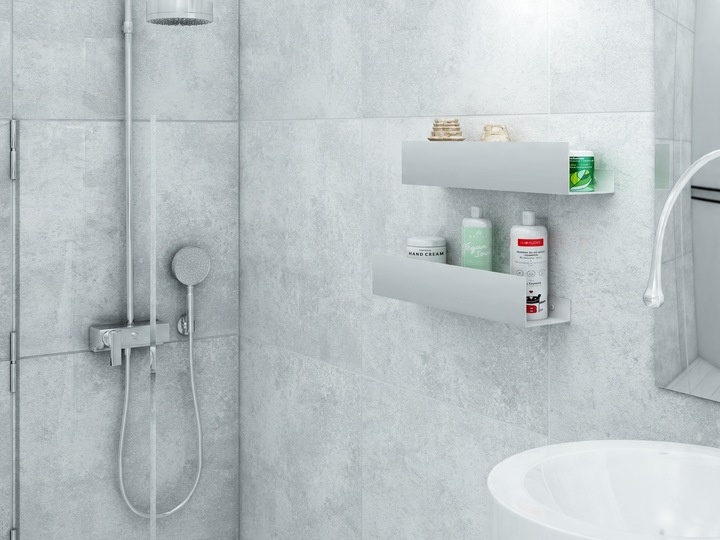 PÓŁKA SHOWER BIAŁA - BRAUN MEBEL